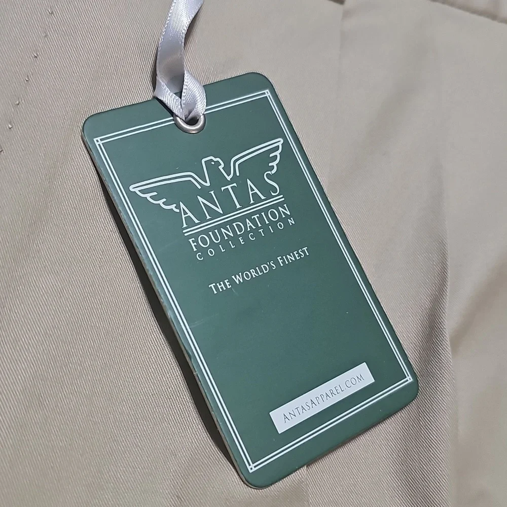 Antas Classic Newport Khaki Chinos Size 38 New